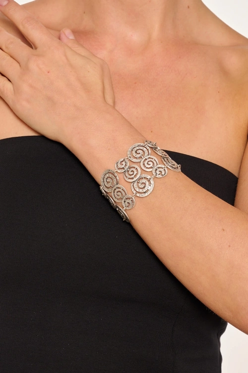 Kiraz Silver Plated Bracelet