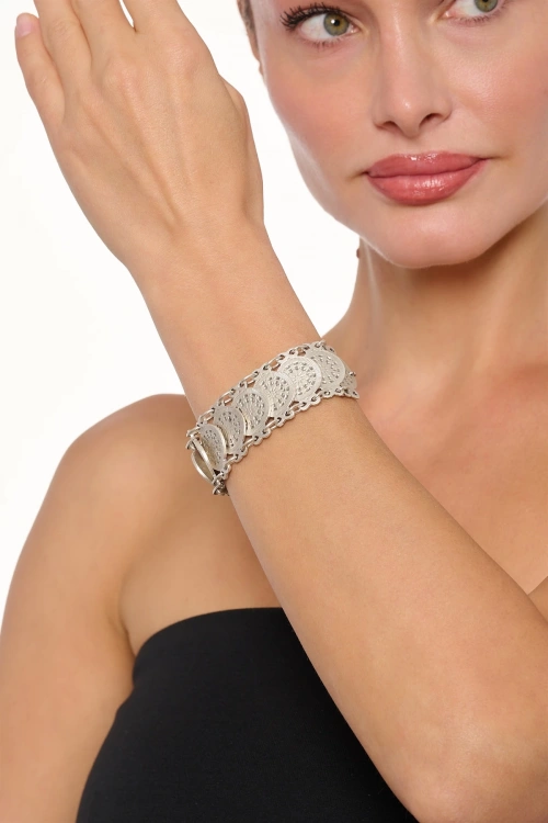 Kiraz Silver Plated Bracelet