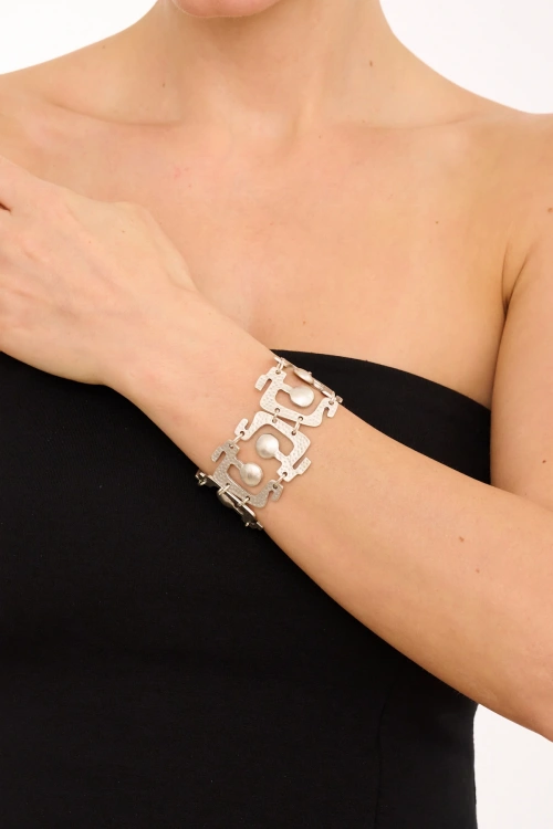 Kiraz Silver Plated Bracelet