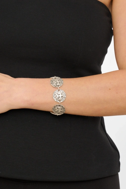 Kiraz Silver Plated Bracelet