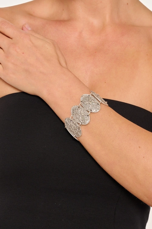 Kiraz Silver Plated Bracelet