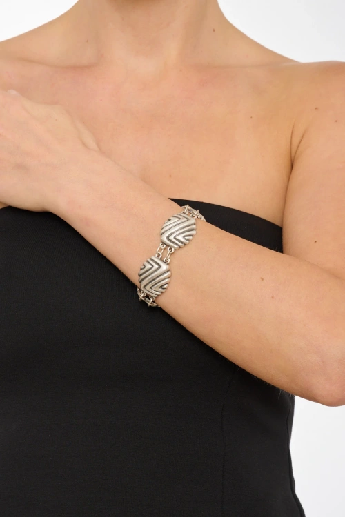 Kiraz Silver Plated Bracelet