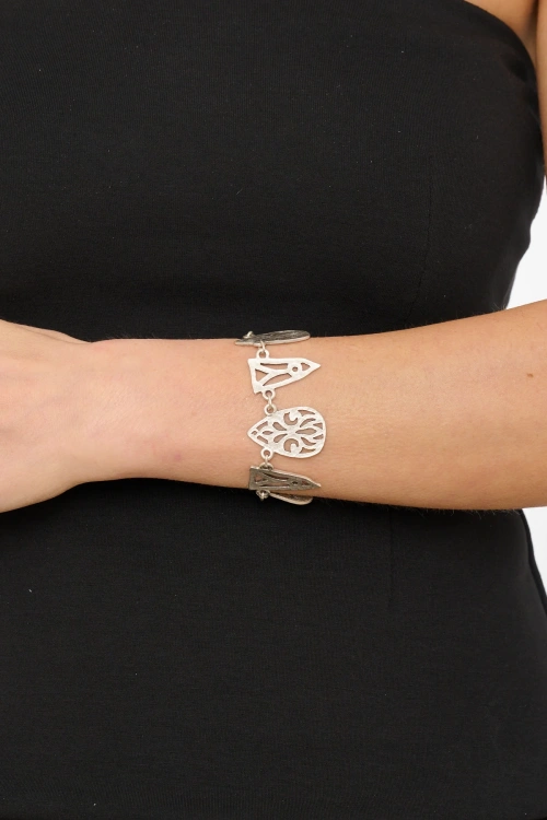 Kiraz Silver Plated Bracelet