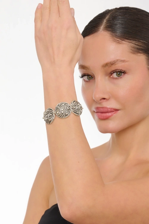 Kiraz Silver Plated Bracelet