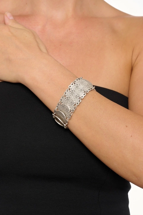 Kiraz Silver Plated Bracelet