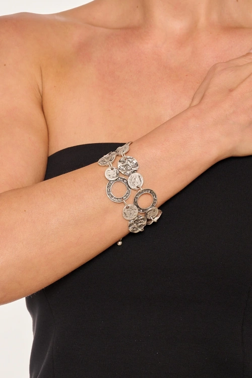 Kiraz Silver Plated Bracelet