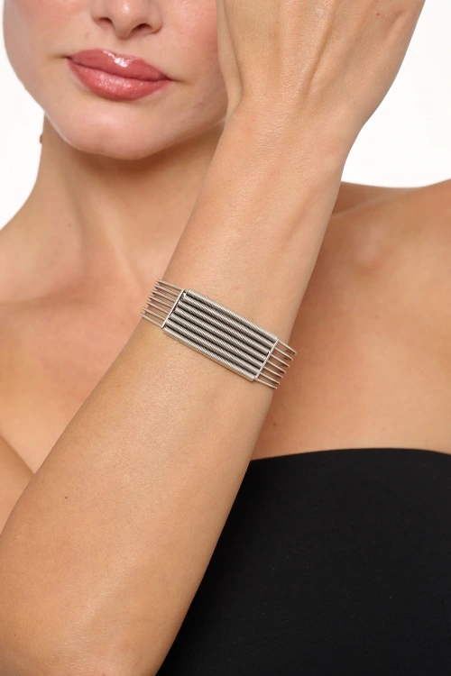 Kiraz Silver Plated Bracelet