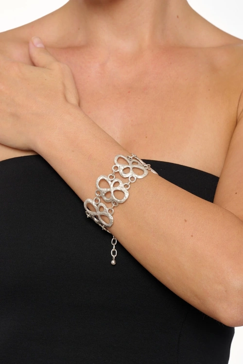 Kiraz Silver Plated Bracelet