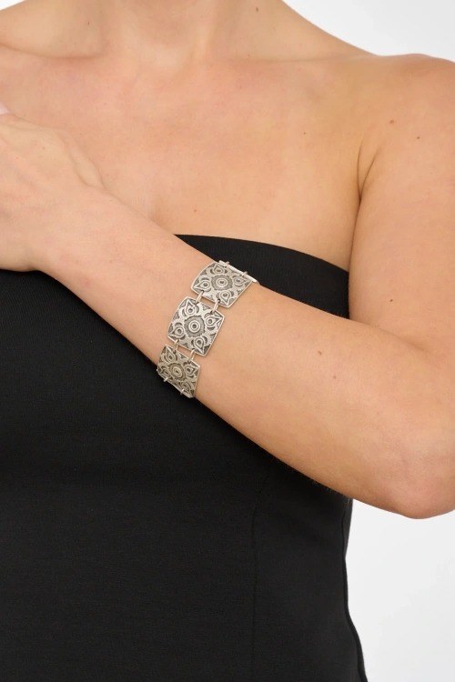 Kiraz Silver Plated Bracelet