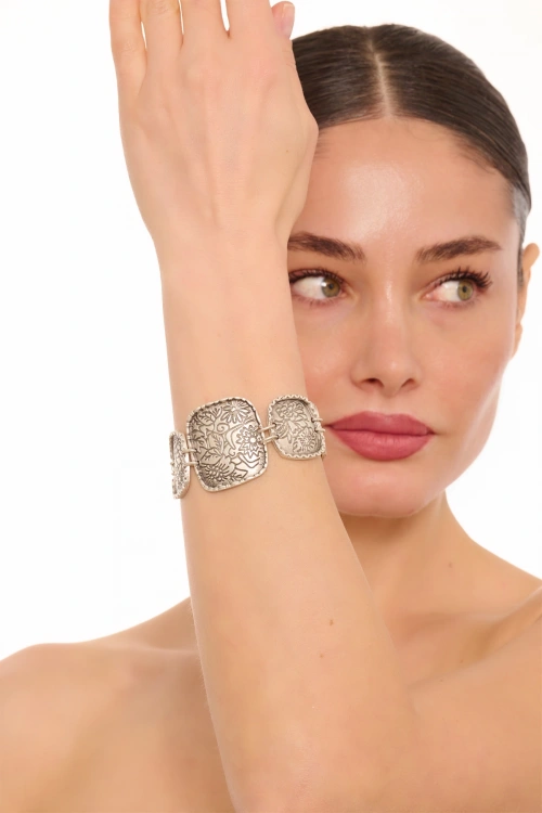 Kiraz Silver Plated Bracelet