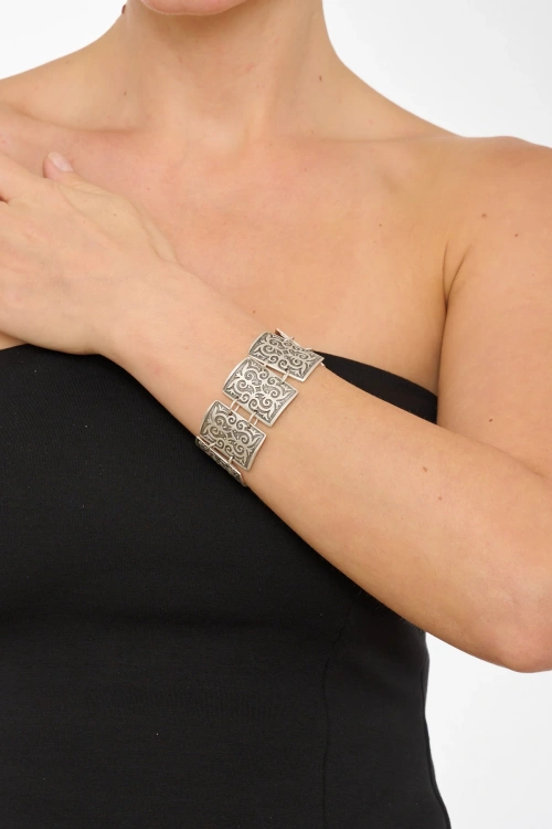 Kiraz Silver Plated Bracelet