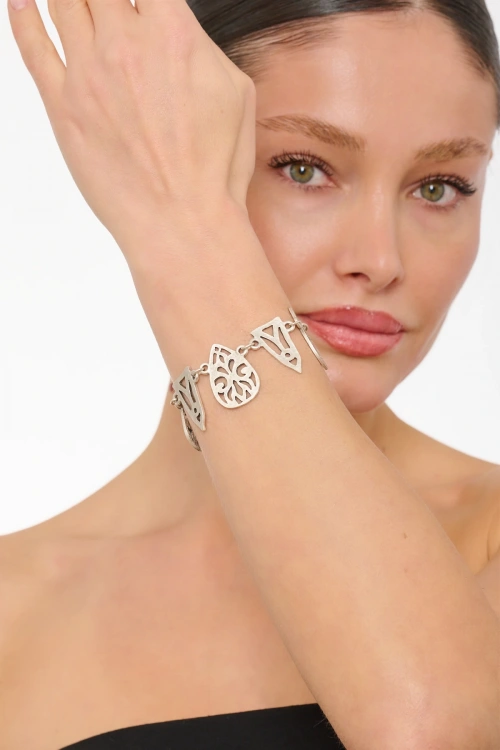 Kiraz Silver Plated Bracelet