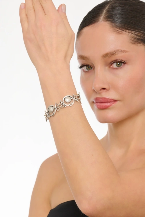 Kiraz Silver Plated Bracelet