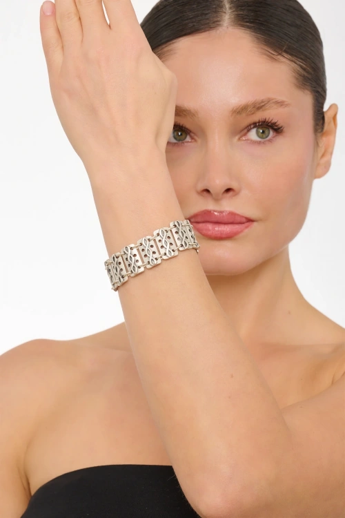 Kiraz Silver Plated Bracelet