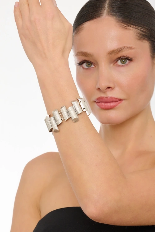 Kiraz Silver Plated Bracelet