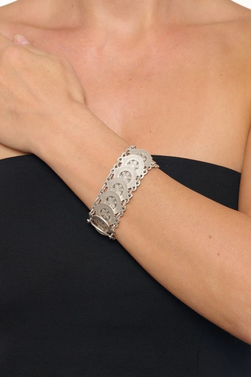 Kiraz Silver Plated Bracelet