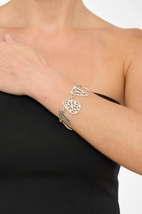 Kiraz Silver Plated Bracelet