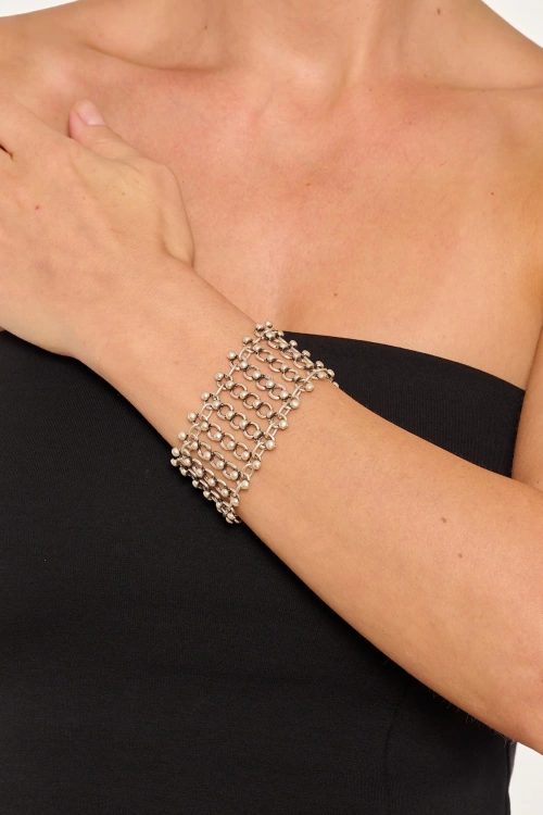 Kiraz Silver Plated Bracelet