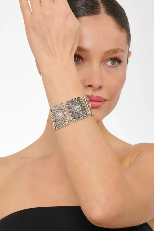 Kiraz Silver Plated Bracelet