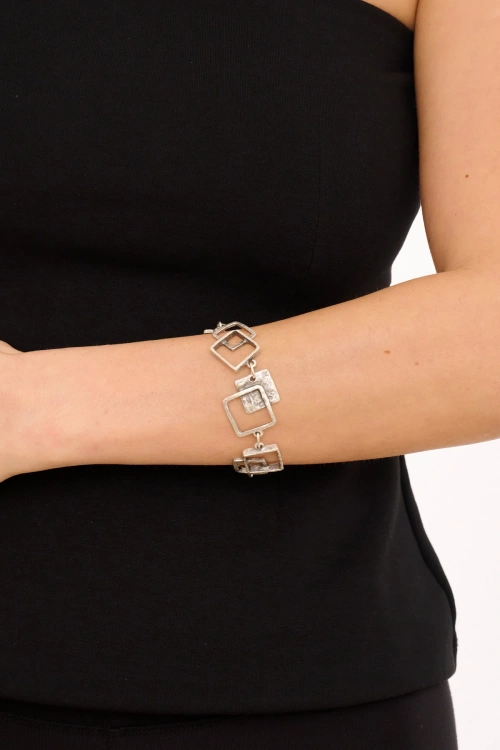 Kiraz Silver Plated Bracelet