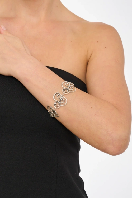 Kiraz Silver Plated Bracelet