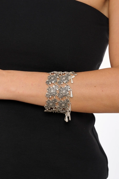 Kiraz Silver Plated Bracelet