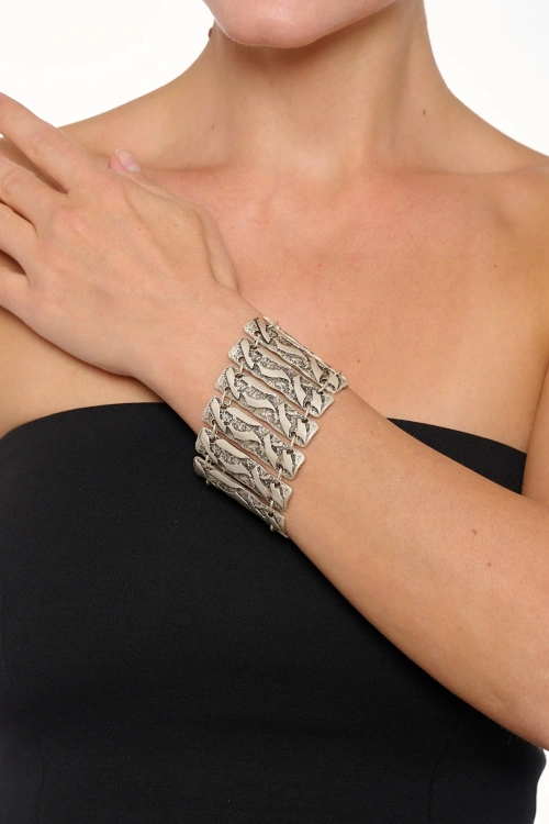 Kiraz Silver Plated Bracelet