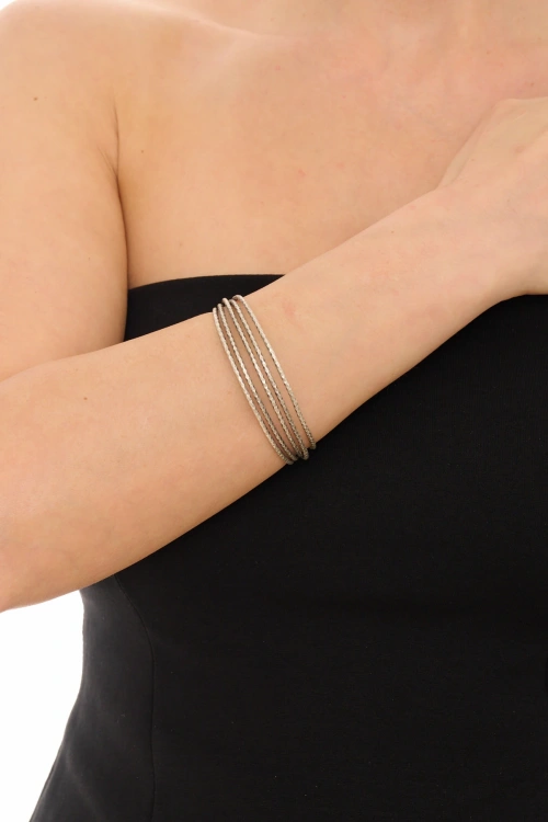 Kiraz Silver Plated Bracelet