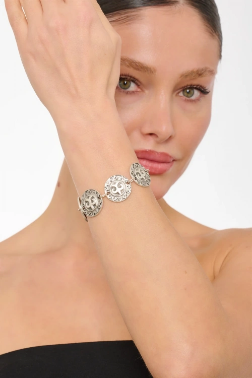 Kiraz Silver Plated Bracelet