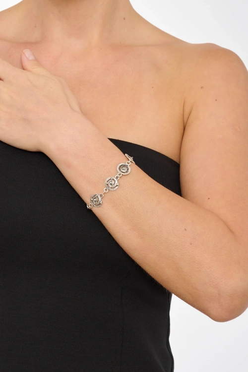 Kiraz Silver Plated Bracelet