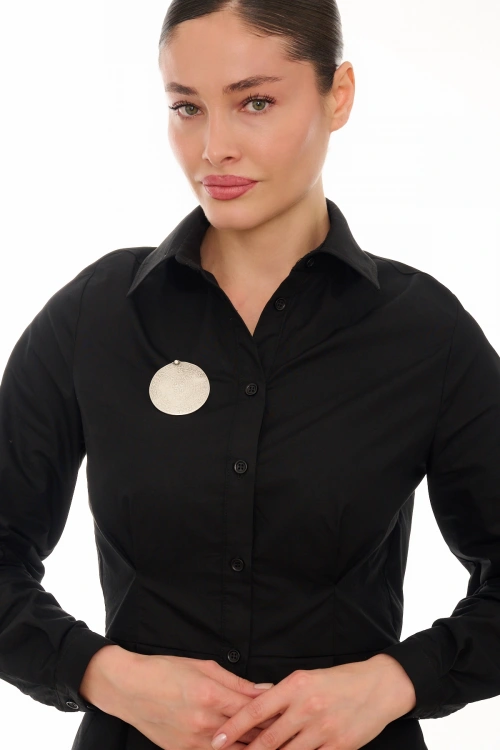 Kiraz Silver Plated Brooch