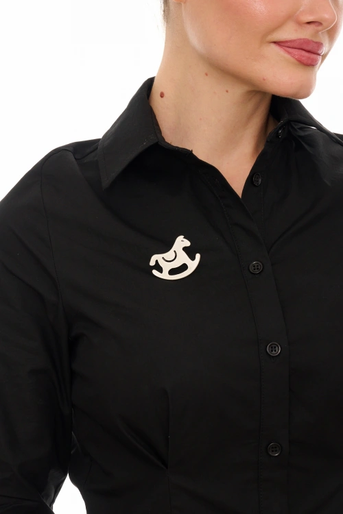 Kiraz Silver Plated Brooch