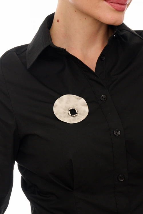 Kiraz Silver Plated Brooch