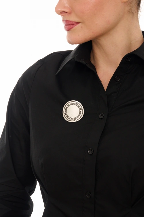 Kiraz Silver Plated Brooch