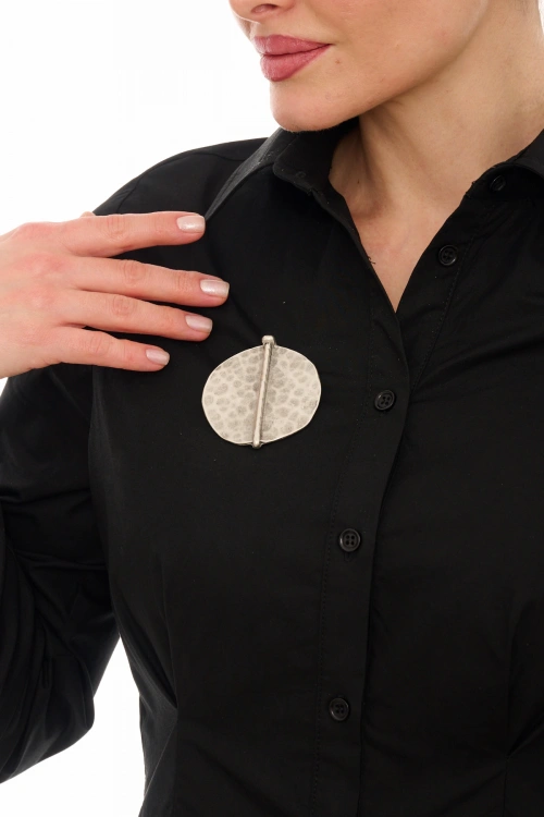 Kiraz Silver Plated Brooch