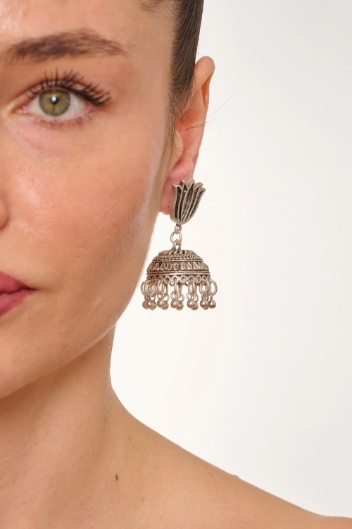 Kiraz Silver Plated Dangling Earring