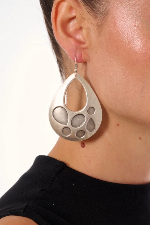 Kiraz Silver Plated Earring