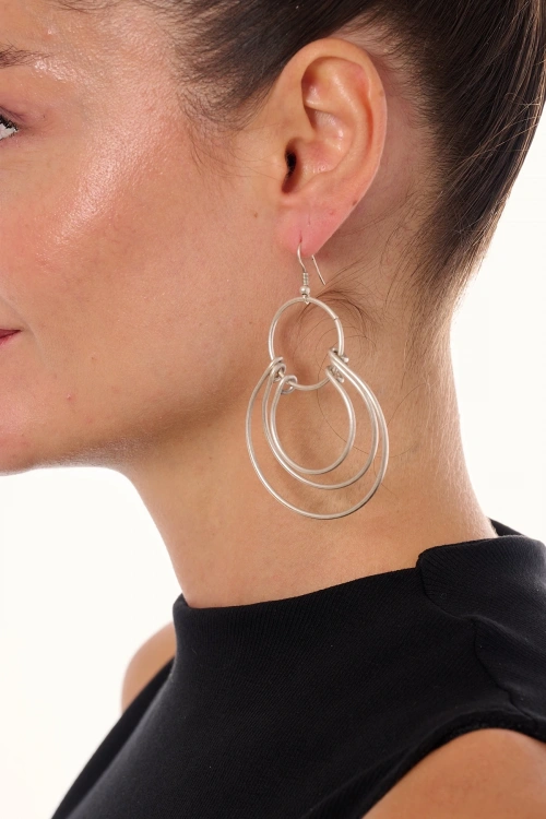 Kiraz Silver Plated Earring