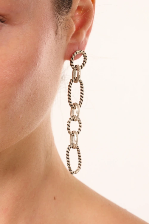 Kiraz Silver Plated Earring