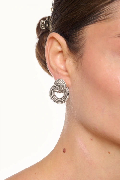 Kiraz Silver Plated Earring