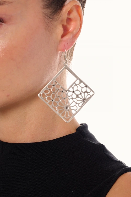 Kiraz Silver Plated Earring