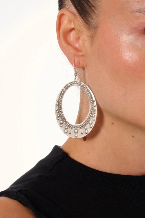 Kiraz Silver Plated Earring