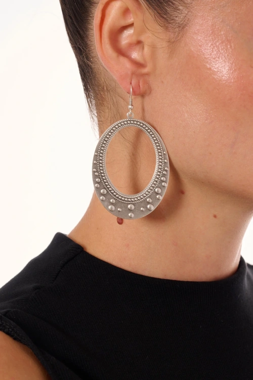 Kiraz Silver Plated Earring