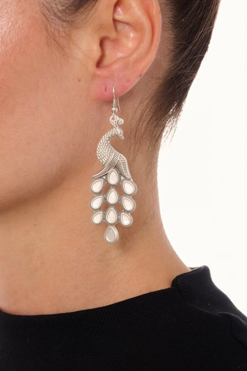 Kiraz Silver Plated Earring