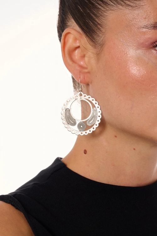 Kiraz Silver Plated Earring