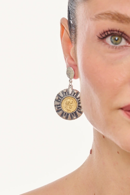 Kiraz Silver Plated Earring