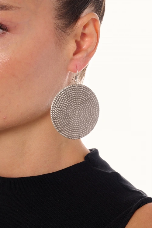 Kiraz Silver Plated Earring