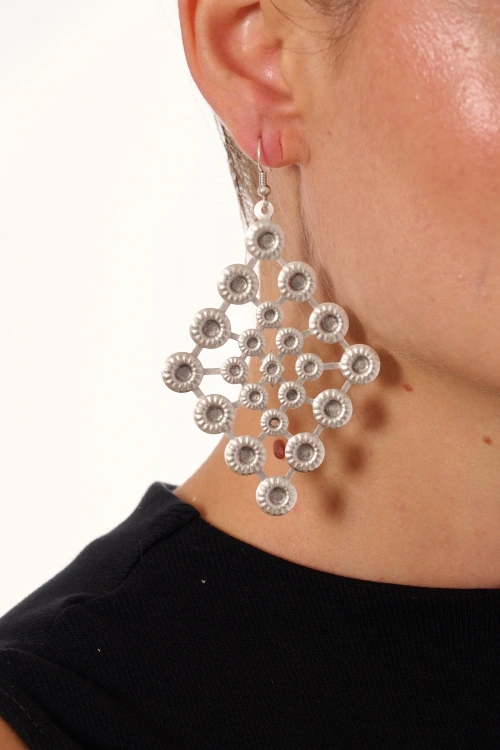 Kiraz Silver Plated Earring