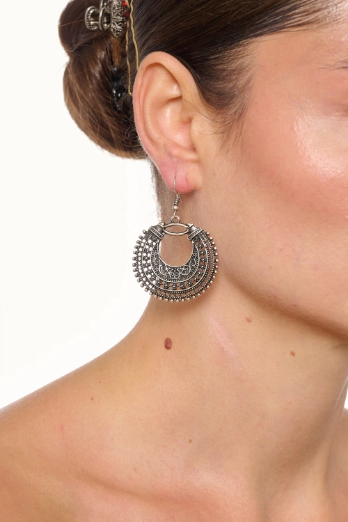 Kiraz Silver Plated Earring