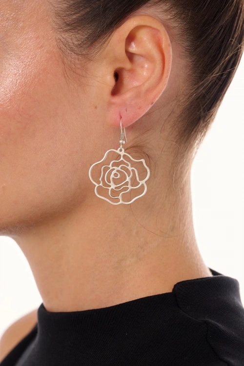 Kiraz Silver Plated Earring